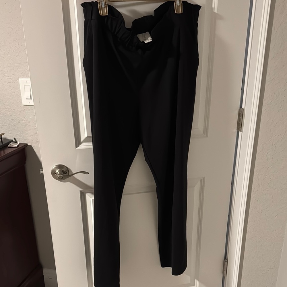 Black High-Waisted Pants